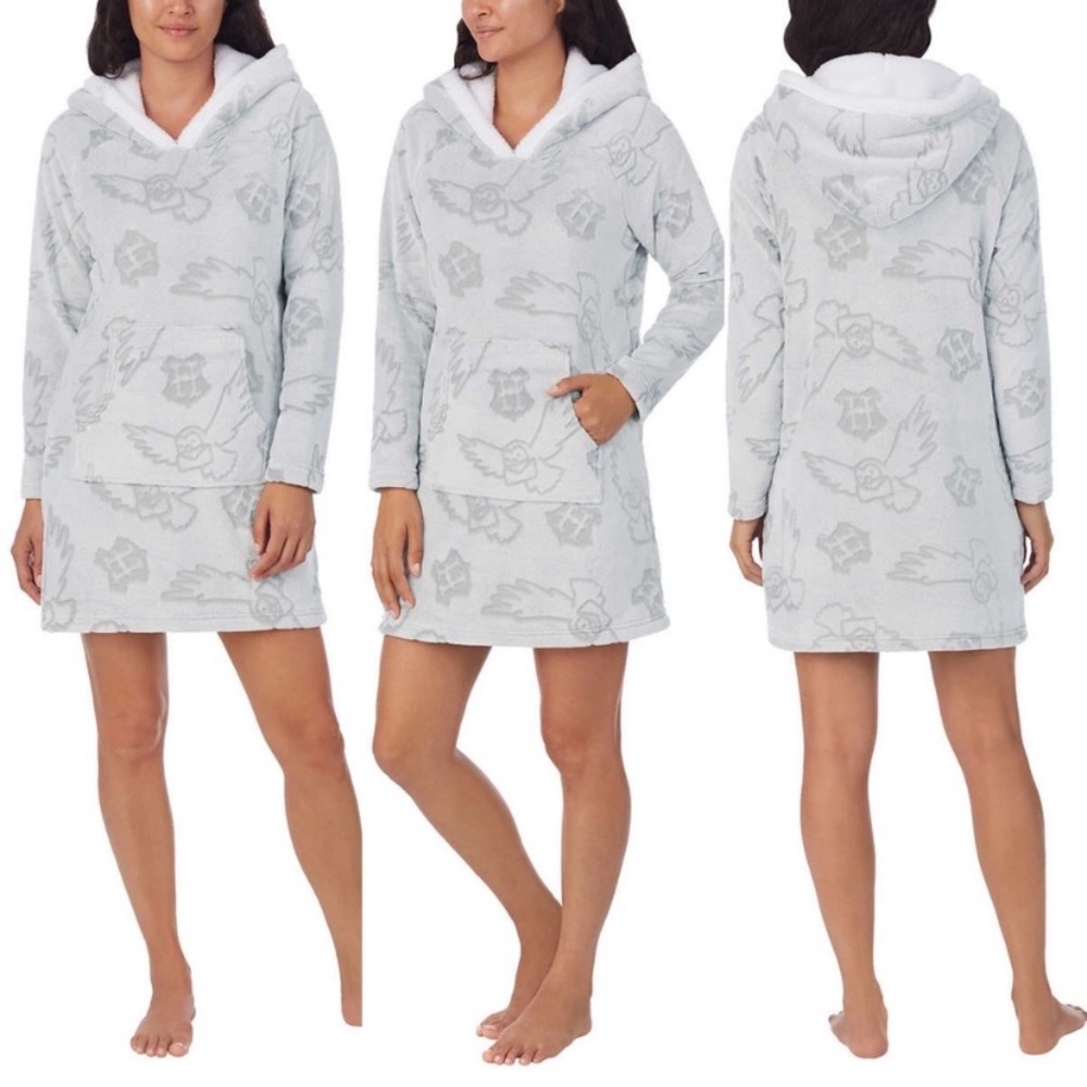 NWT! Harry Potter ladies’ fleece lounge hoodie pajama robe size Large